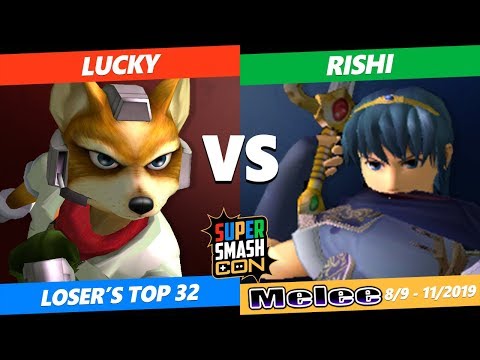 SSC 2019 SSBM - DIG Lucky (Fox) VS  Rishi (Marth) Smash Melee Loser's Top 32