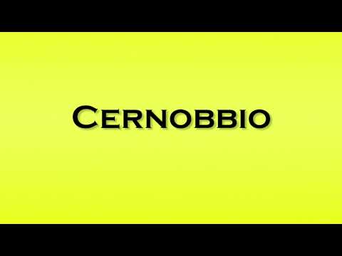 Pronunciation of Cernobbio