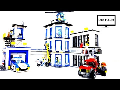 LEGO CITY 2017 Police Station Set No. 60141 Speed Build Time Lapse Lego Planet
