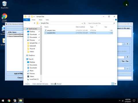 HTML Rename Multiple Files Based On Content Software