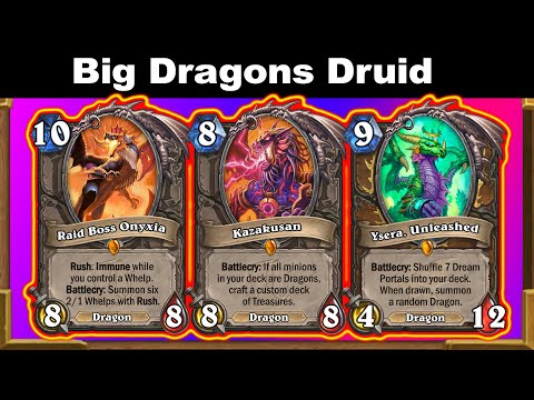 85% Win Huge Dragons Druid With Kazakusan Is OP! | WILD | Fractured in Alterac Valley | Hearthstone