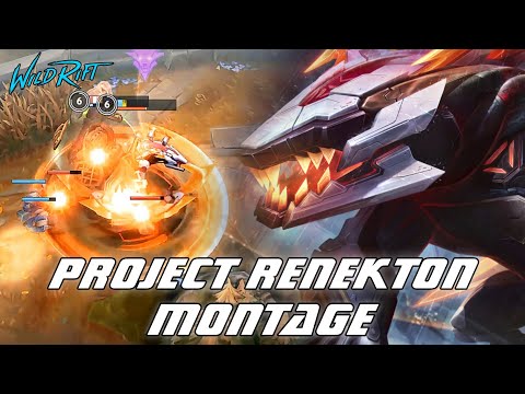 PROJECT RENEKTON MONTAGE | LEAGUE OF LEGENDS WILD RIFT🔥