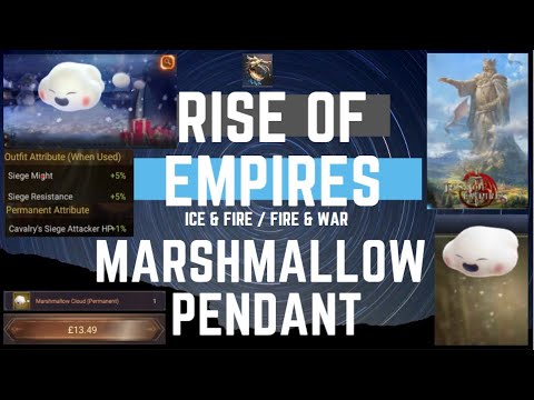 Marshmallow Cloud Pendant - Rise Of Empires Ice & Fire