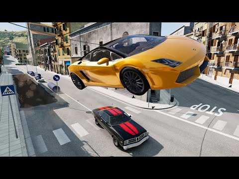Crazy Slo-Mo Crashes #7 - BeamNG Drive