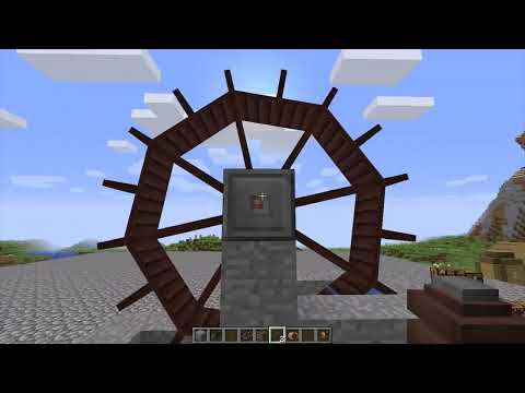 Immersive Engineering: How to use the Water Wheel