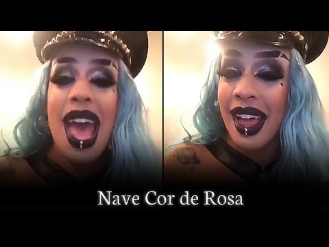 Gloria Groove canta  " Nave Cor de Rosa" ( Lucas Boombeat ft Gloria Groove) | Live do dia 22/03/2020