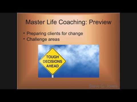 Sample of Master Life Coaching (Module 1) – Introduction to Coaching Foundations | Dr. Steve G. Jones