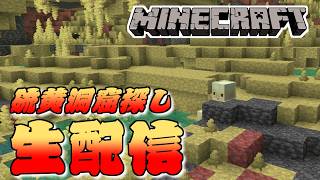 【マイクラ】温泉へ行こう！（古いドラマ）硫黄洞窟を探す旅が今始まる生配信