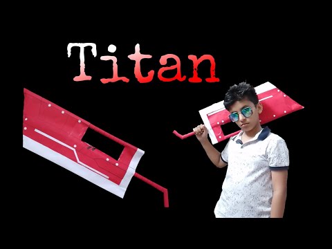 How to make paper Titan's Desolator||Origami Ninja Sword || Titan's Desolator/Lynx Claws||Desolator