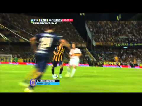 Gol de Larrondo. Central 3 - Boca 1. Fecha 30. Primera División 2015. FPT.