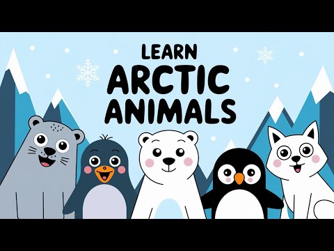 Explore Arctic Animals! 🐻‍❄️🐧 Fun Learning for Kids | NurseryFunTimes