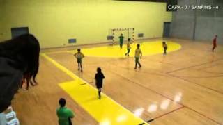 preview picture of video 'Jogo de futsal juvenis 2012-03-10 - CAPA 3 - SANFINS 4'