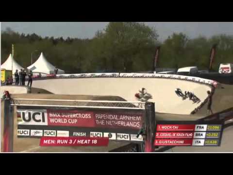 Anderson Ezequiel vence ultima bateria da fase classificatória, Supercross BMX Papendal 2016