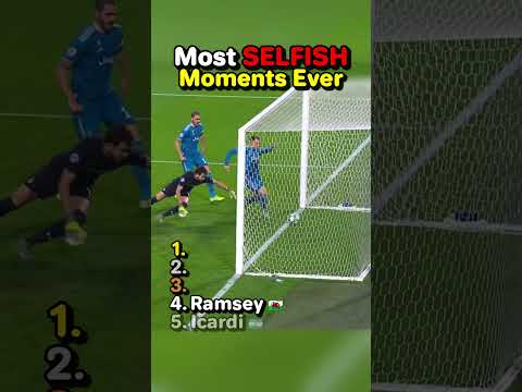 The Most SELFISH Moments In Football History! 🧠❌