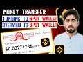 Funding To Spot Wallet Money Transfer In Binance And Overview To Spot Money Transferring