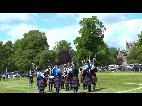 Alyth And District Pipe Band Strathmore Highland Games Glamis Castle Angus Scotland