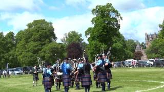 Alyth And District Pipe Band Strathmore Highland Games Glamis Castle Angus Scotland