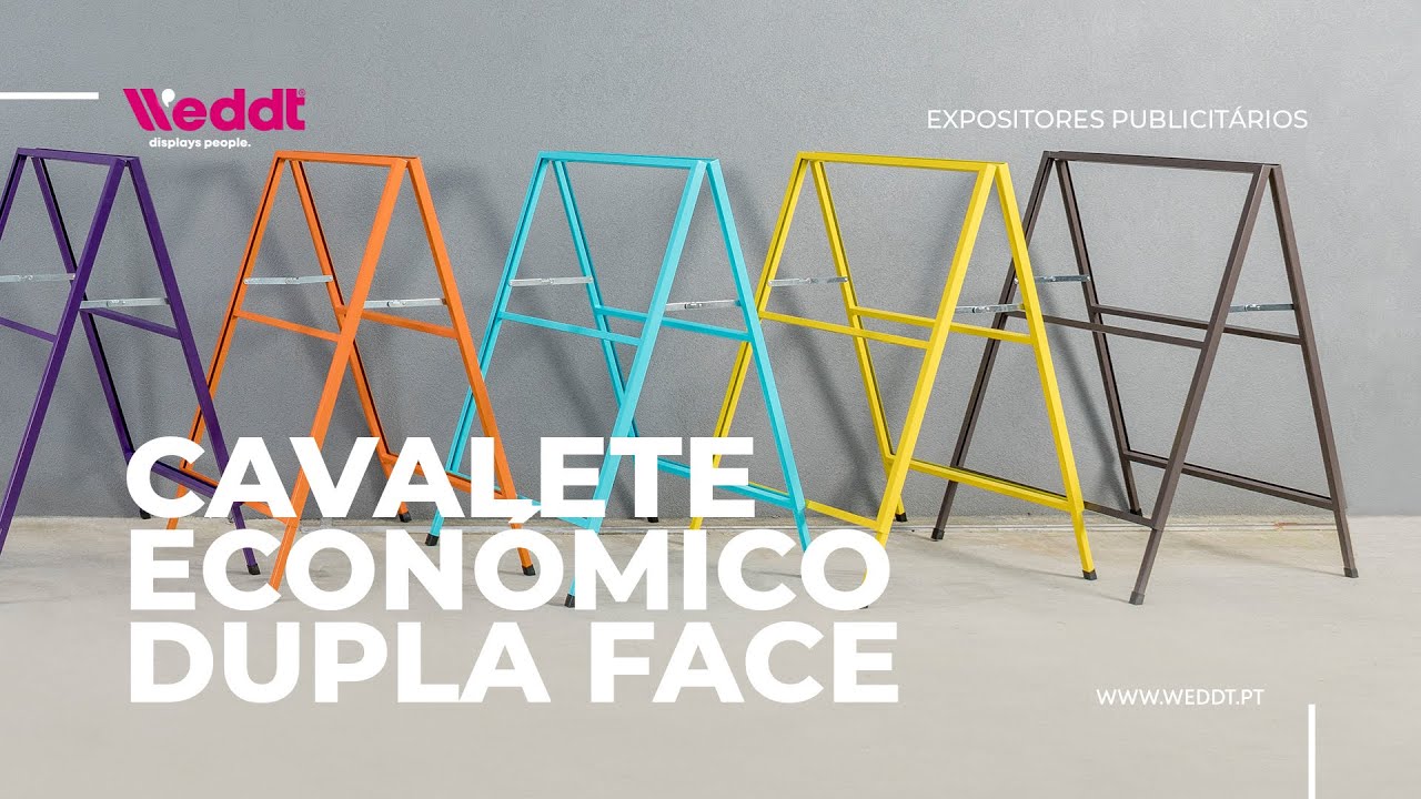 Montagem CAVALETE ECONÓMICO Dupla Face