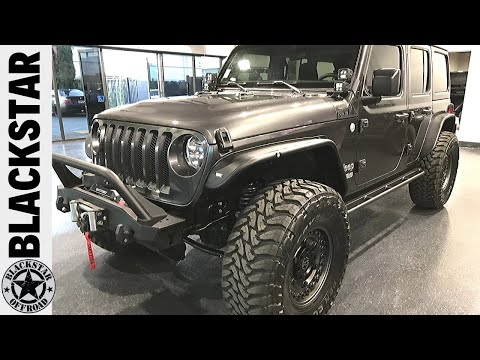 2018 Jeep Wrangler JL with Black Rhino Armory Wheels and Westin Steel Fenders and Bumper