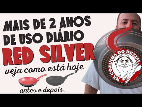 Panela Red Silver antes e depois de 2 anos de uso. Red Silver vale a pena? Red Silver é boa?