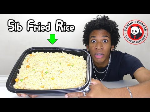 Panda Express 5lb Fried Rice Challenge *DESTROYED*