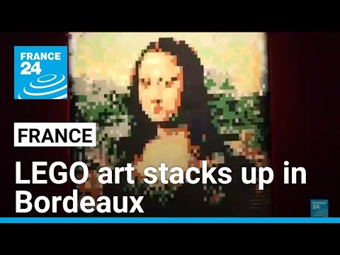France: An exclusive LEGO art exhibition in Bordeaux • FRANCE 24 English