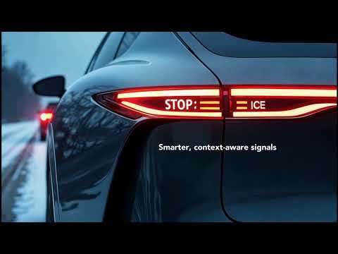 VueReal RDK-02: Smart Hybrid MicroLED Taillight – CES 2026 Trailer