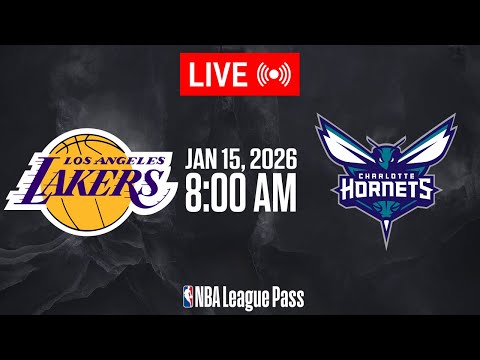 NBA LIVE! Los Angeles Lakers vs Charlotte Hornets | January 15, 2026 | NBA Today NBA 2K26 Gameplay