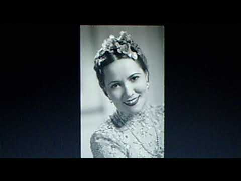 Bidú Sayão, soprano:  (MASSENET) "Adieu, notre petit table" (Act II) from MANON  (1938)