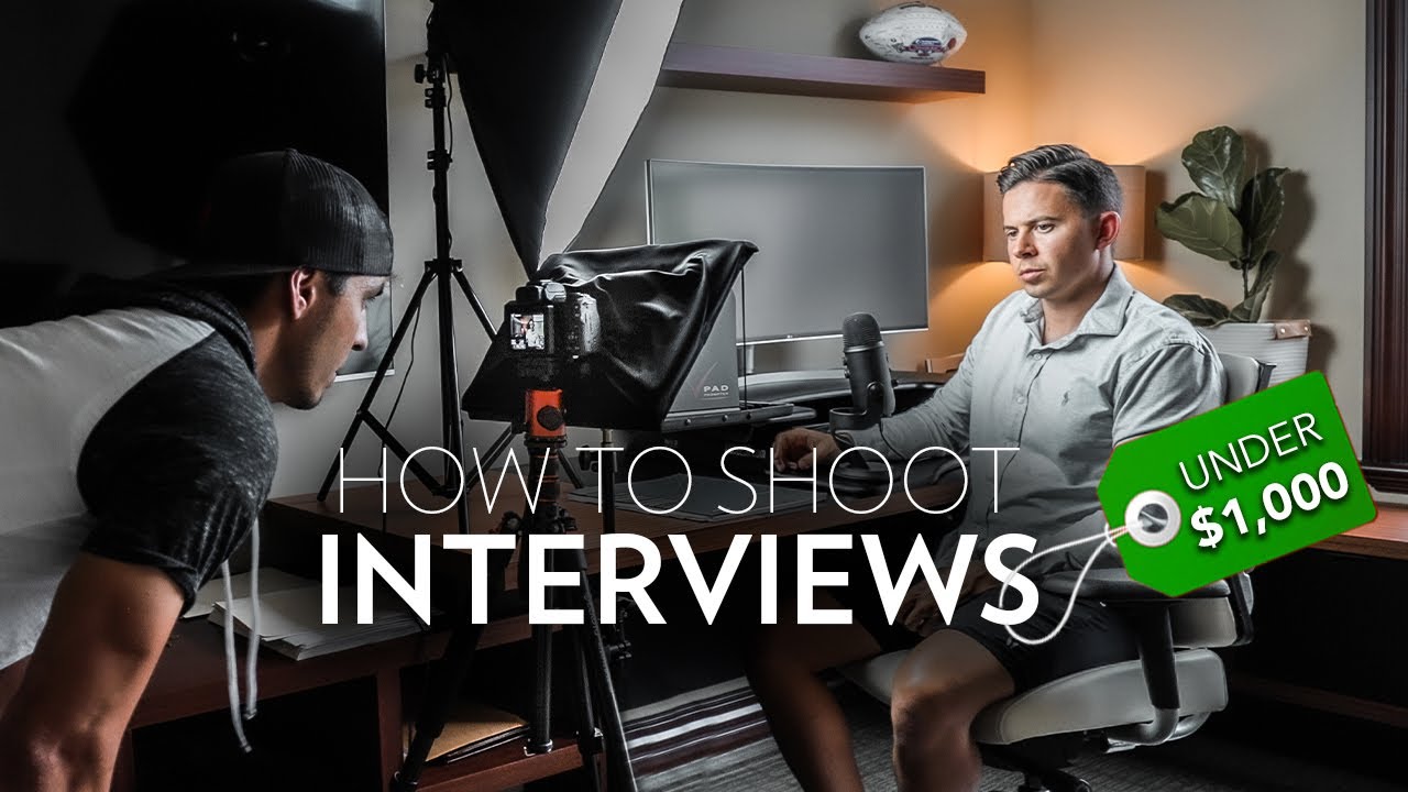 How to Shoot an Interview/Tutorial (Under $1,000)