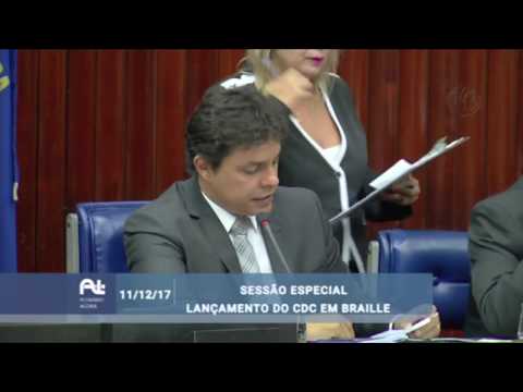 CDC em Braille - Audiência na Assembléia Legislativa da Paraíba Completo