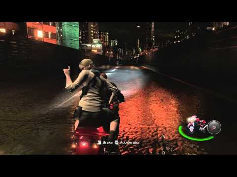 Let's Play Resident Evil 6 (Blind) - Part 35 - Motorcycle!