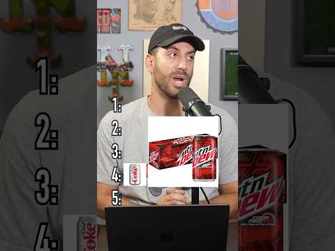 Ranking SODAS Without Knowing What’s Next! #shorts #rank #soda #drink #blind #coke