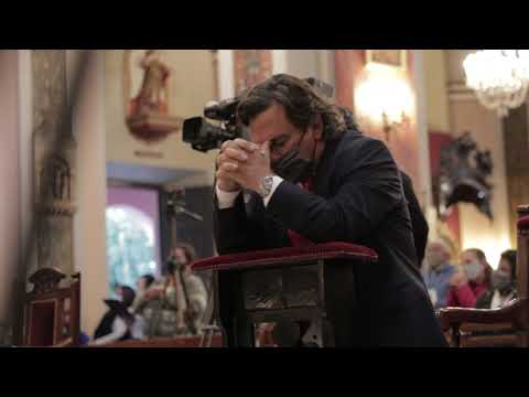 El gobernador Sáenz participó de la entronización de las imágenes del Señor y la Virgen del Milagro