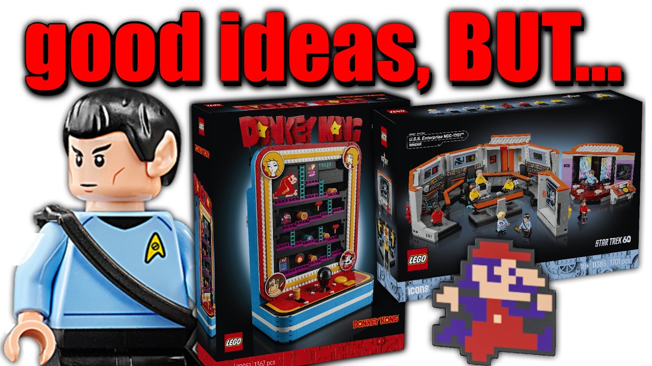 LEGO Donkey Kong Arcade & Star Trek REVEAL!