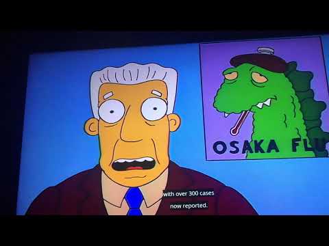 The Simpsons battle The Osaka Flu