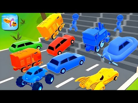 Shape shifting 🏃‍♂️🚗🚲🚦All Levels Gameplay Walkthrough Android,ios Max Level NFL39