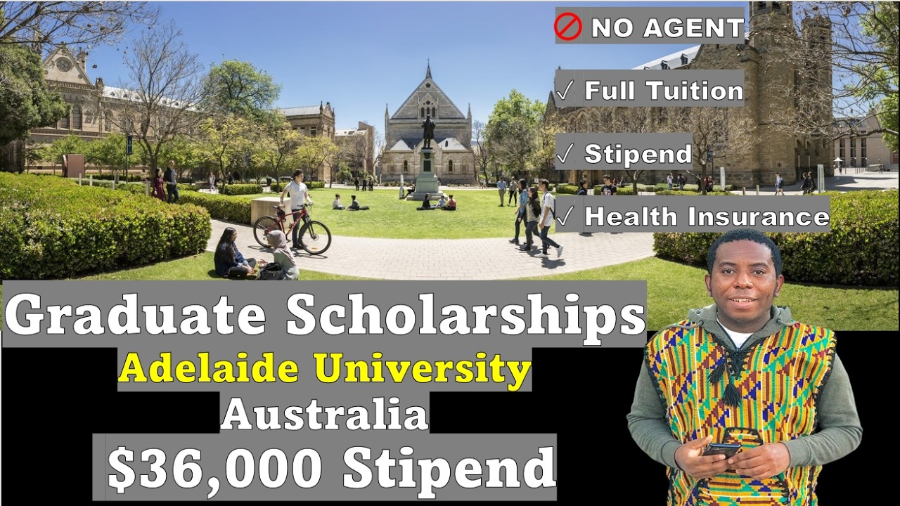 IELTS/TOEFL Wavier: Masters & PhD Scholarships in Australia: Adelaide University 2026