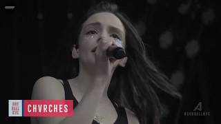 CHVRCHES Never Say Die (Governors Ball 2018 NYC) Live