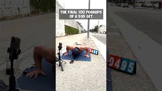Day 119. 595 pushups. These are the final 100 — uncut, unedited. #pushupchallenge #motivation