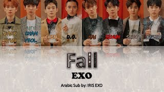 EXO - Fall || [Arabic Sub] (Color Coded)
