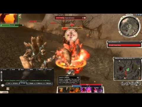 Guild Wars hulking stone elemental HM solo with daggs