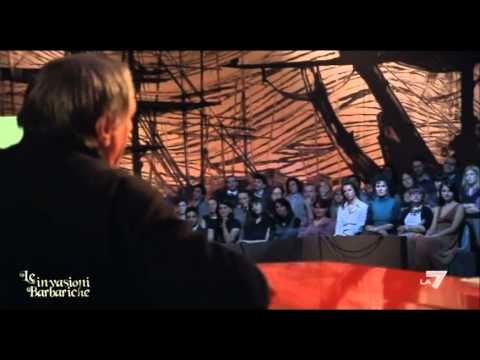 Don Ciotti a Le invasioni barbariche del 11 03 2011 1di2.