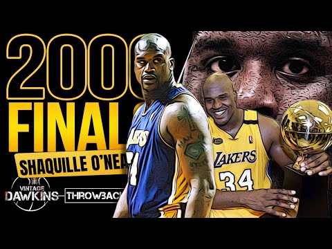 Shaquille O'Neal MONSTER Highlights Of 2000 Finals vs Pacers  -  38 PPG, 16.7 RPG, 2.7 BPG | 720pHD