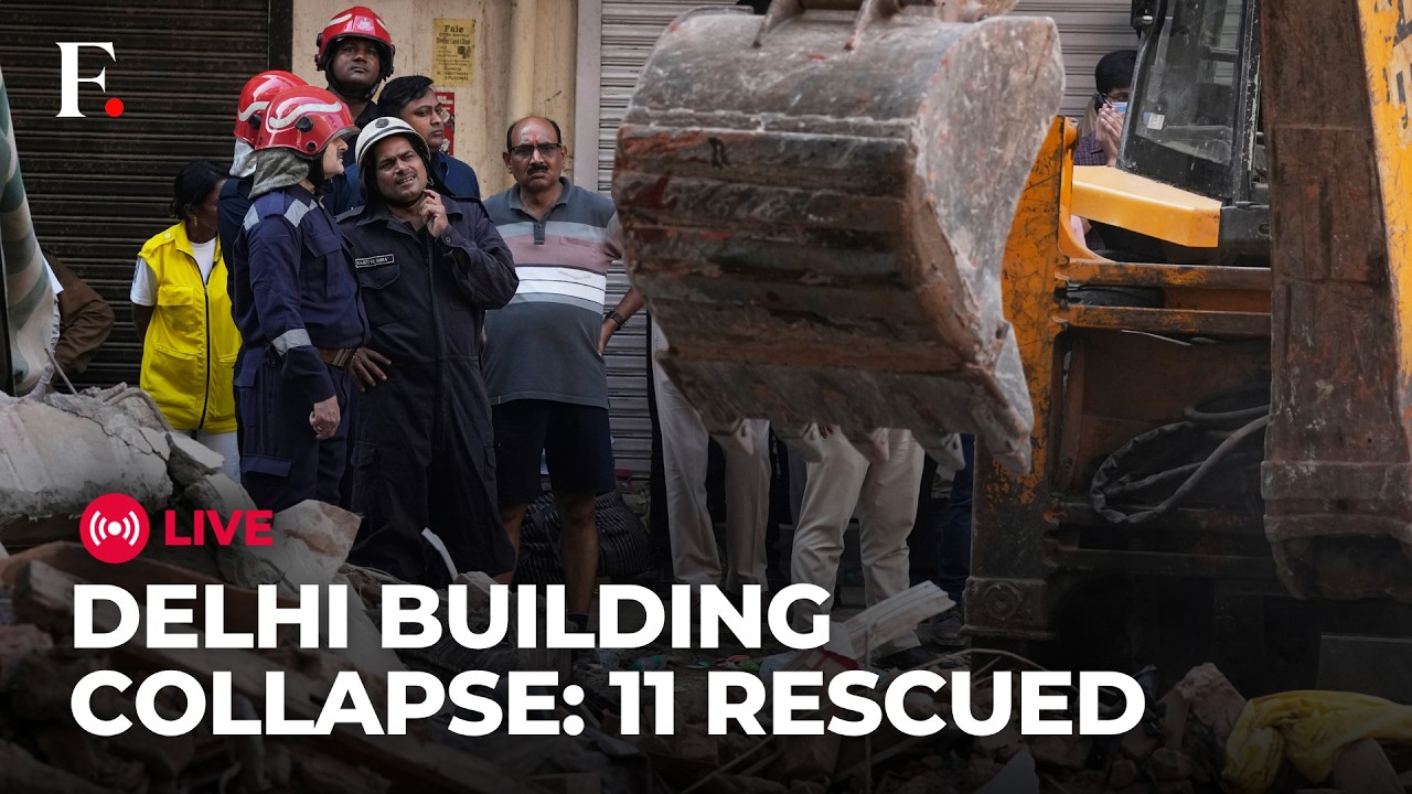 Delhi Building Collapse: 11 Rescued, Death Toll Rises To 6 | MCD Orders Immediate Building Sealing