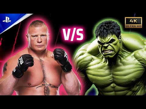 Brock Lesnar vs The Incredible Hulk UFC 5 | Beast Unleashed