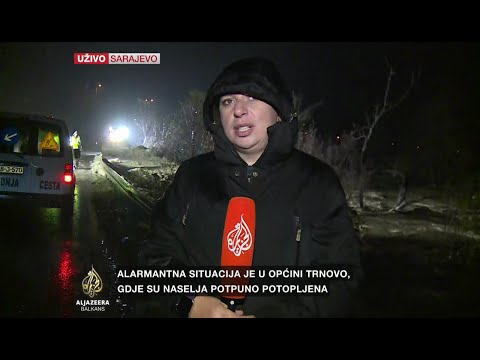 Rijeka Bosna nosi sve pred sobom, poplavljeni mnogi lokalni putevi