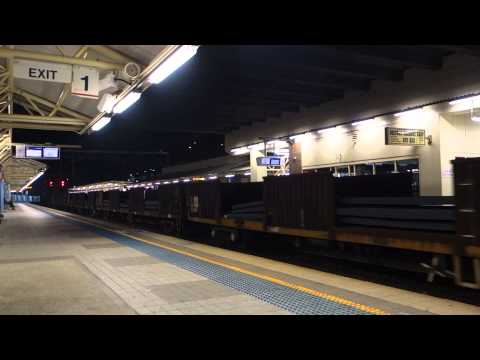 Double NR's lead noisy 1431 mixed freight - 23/7/14