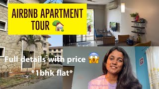 *1BHK* Apartment tour🏡- Staying in Airbnb - Full details with prices