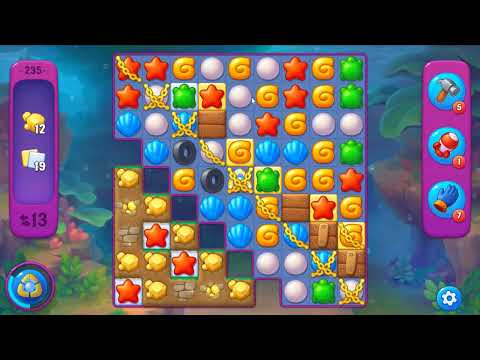 Fishdom level 235 - 21 Moves - No Boosters